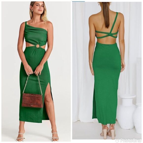 NWT ANRABESS BODYCON MAXI CUT OUT PARTY DRESS Small - Picture 1 of 12